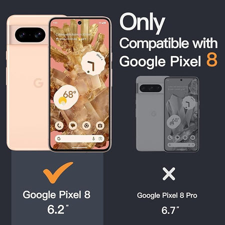 Entronix Google Pixel 8 Crystal Clear Case - Slim - Entronix