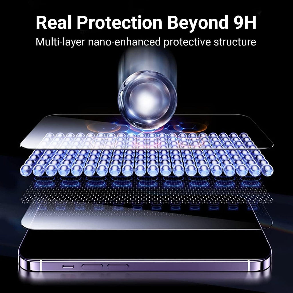 Entronix 4-Pack for Apple iPhone 16 Plus, 2 Clear Tempered Glass Screen Protectors & 2 Camera Lens Protectors - Entro Retail