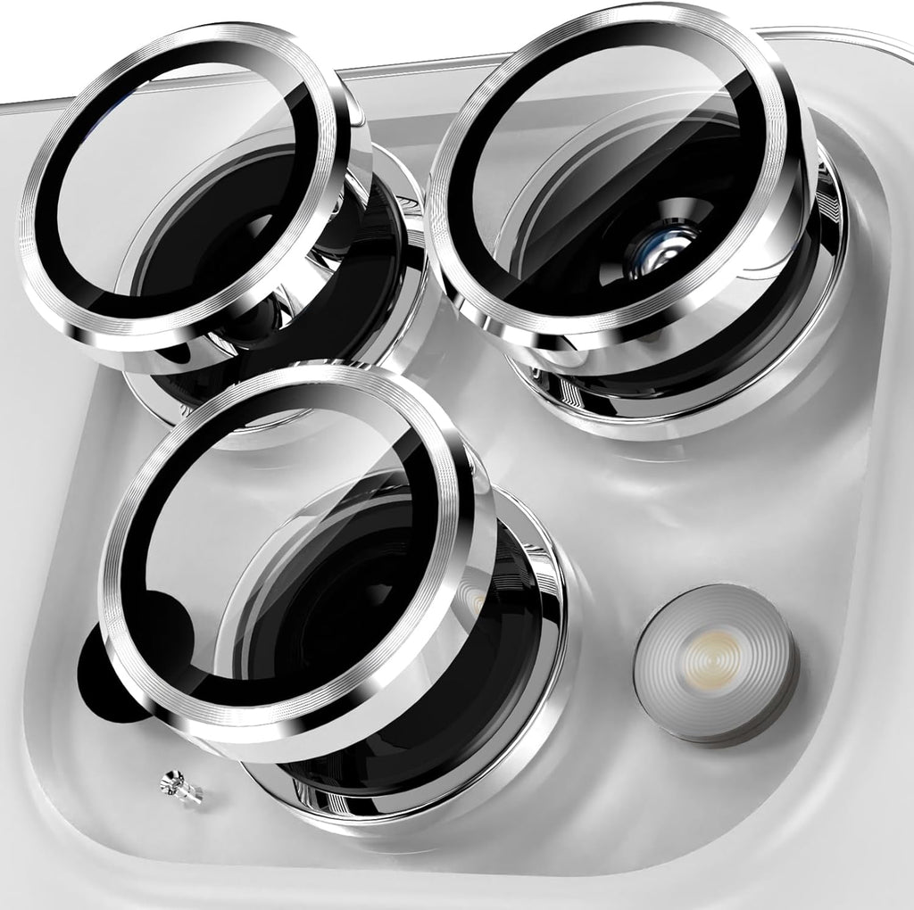 Entronix Metallic Camera Lens Protector for Apple iPhone 14 Pro Max, Easy Installation, - Entro Retail