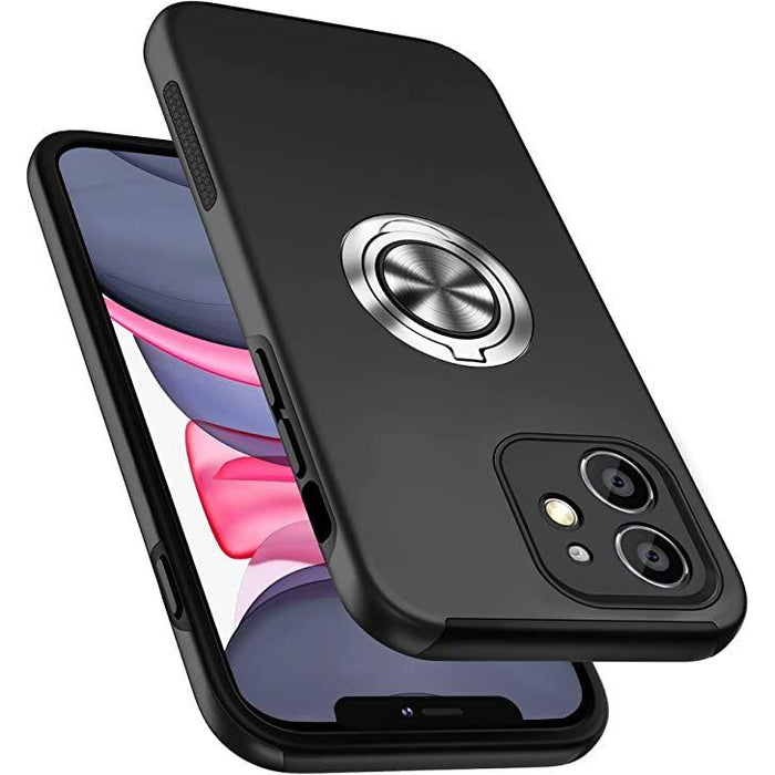 Entronix Apple iPhone 11 Case - 360º Circular Ring Holder, - Entronix