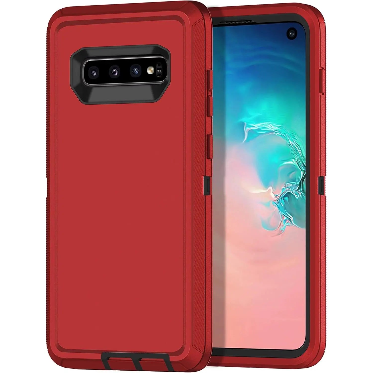 Entronix Heavy Duty Case for Samsung Galaxy S10 Plus, Triple-Layer & Full Protection, - Entro Retail