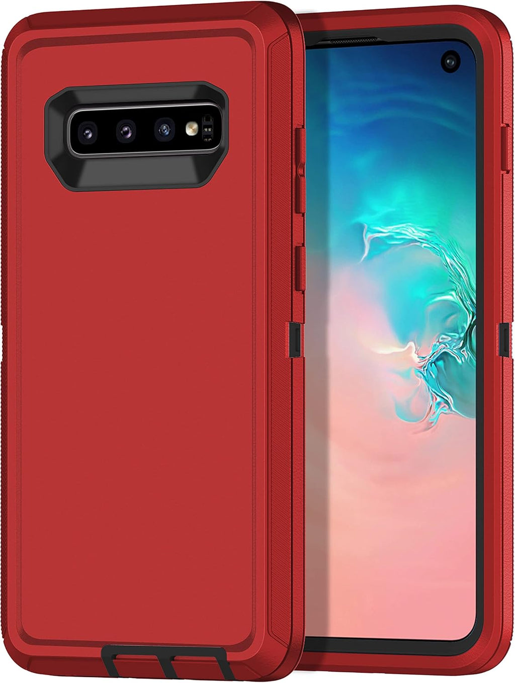 Entronix Heavy Duty Case for Samsung Galaxy S10 Plus, Triple-Layer & Full Protection, - Entro Retail