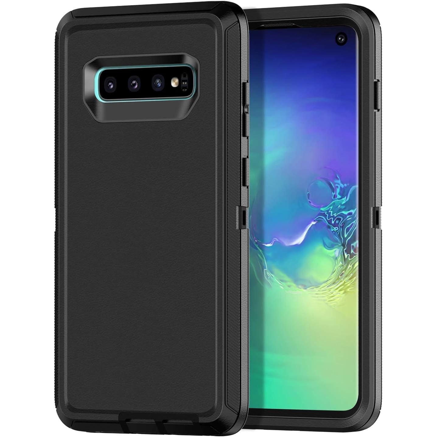 Entronix Heavy Duty Case for Samsung Galaxy S10, Triple-Layer & Full Protection, - Entro Retail