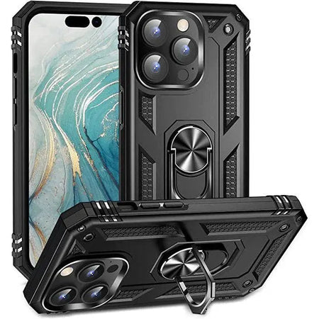 Entronix Apple iPhone 16 Pro Case - Guard Ring Holder, Dual Layer Protection - Entro Retail
