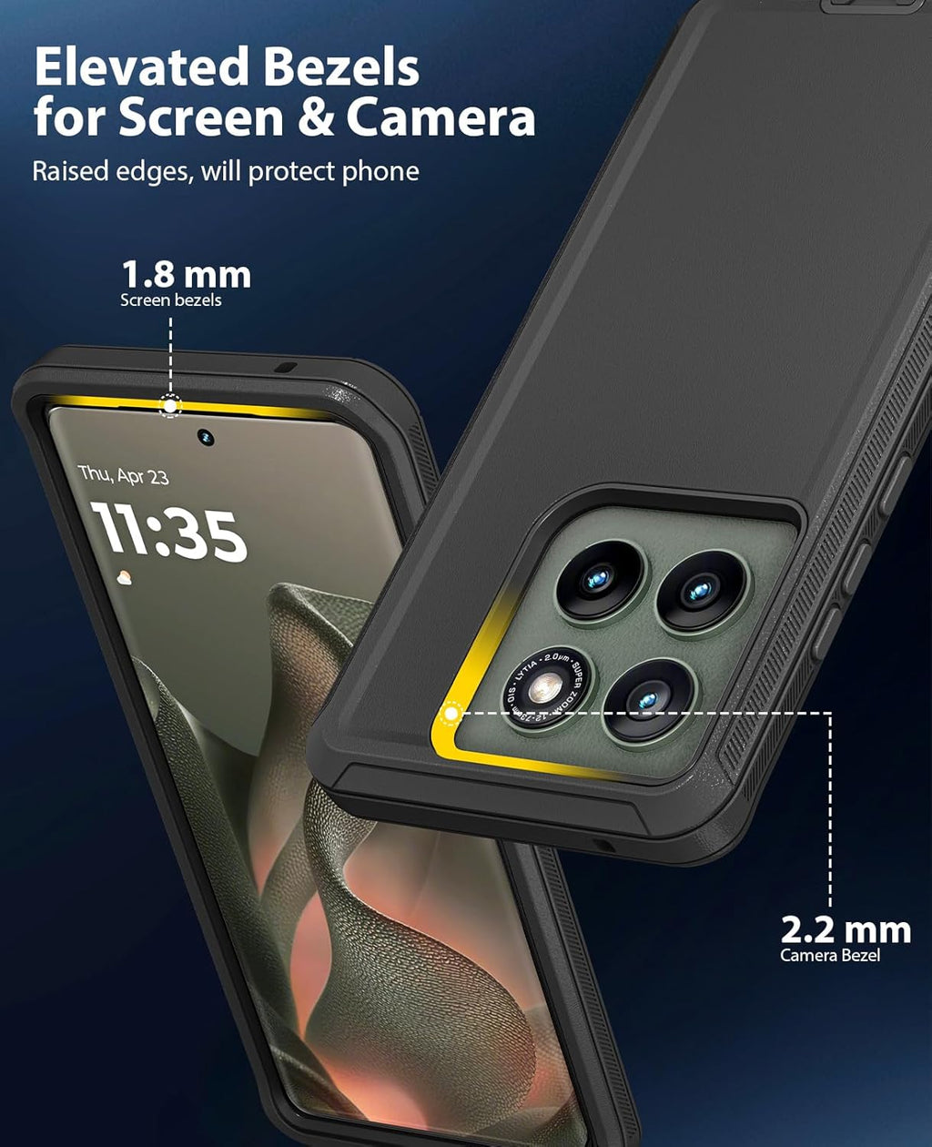 Entronix Case Compatible with Moto G 5G 2025 - Triple-Layer Heavy Duty Protection