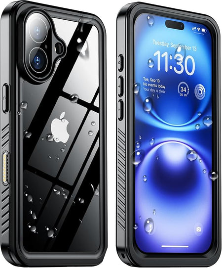 Entronix Waterproof Case For Apple iPhone 16 Plus, 360º Protective Bumper Cover - Entro Retail