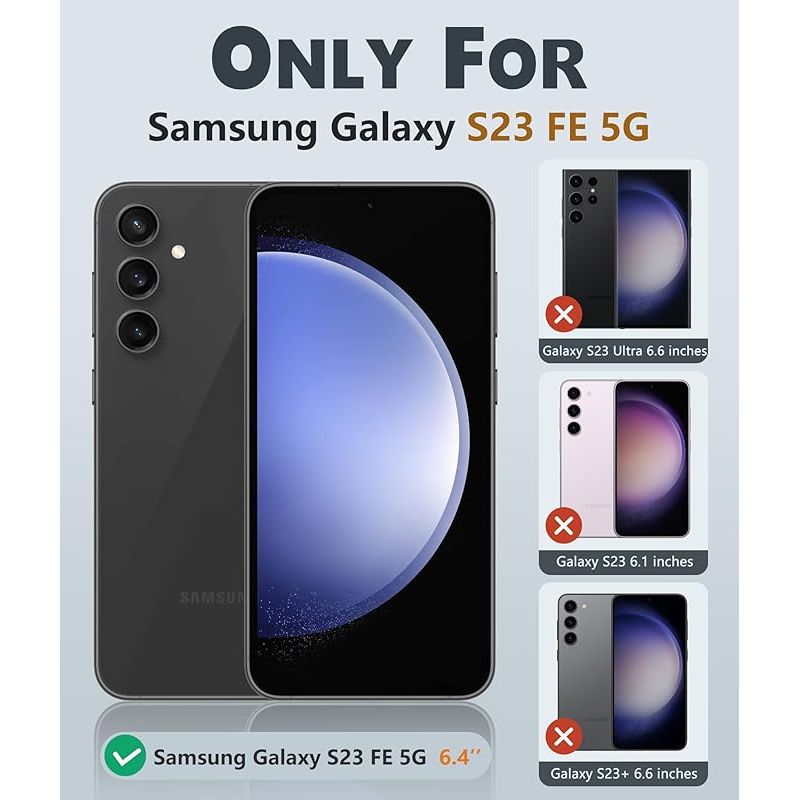 Entronix Heavy Duty Case for Samsung Galaxy S23 FE, Triple-Layer & Full Protection, - Entro Retail