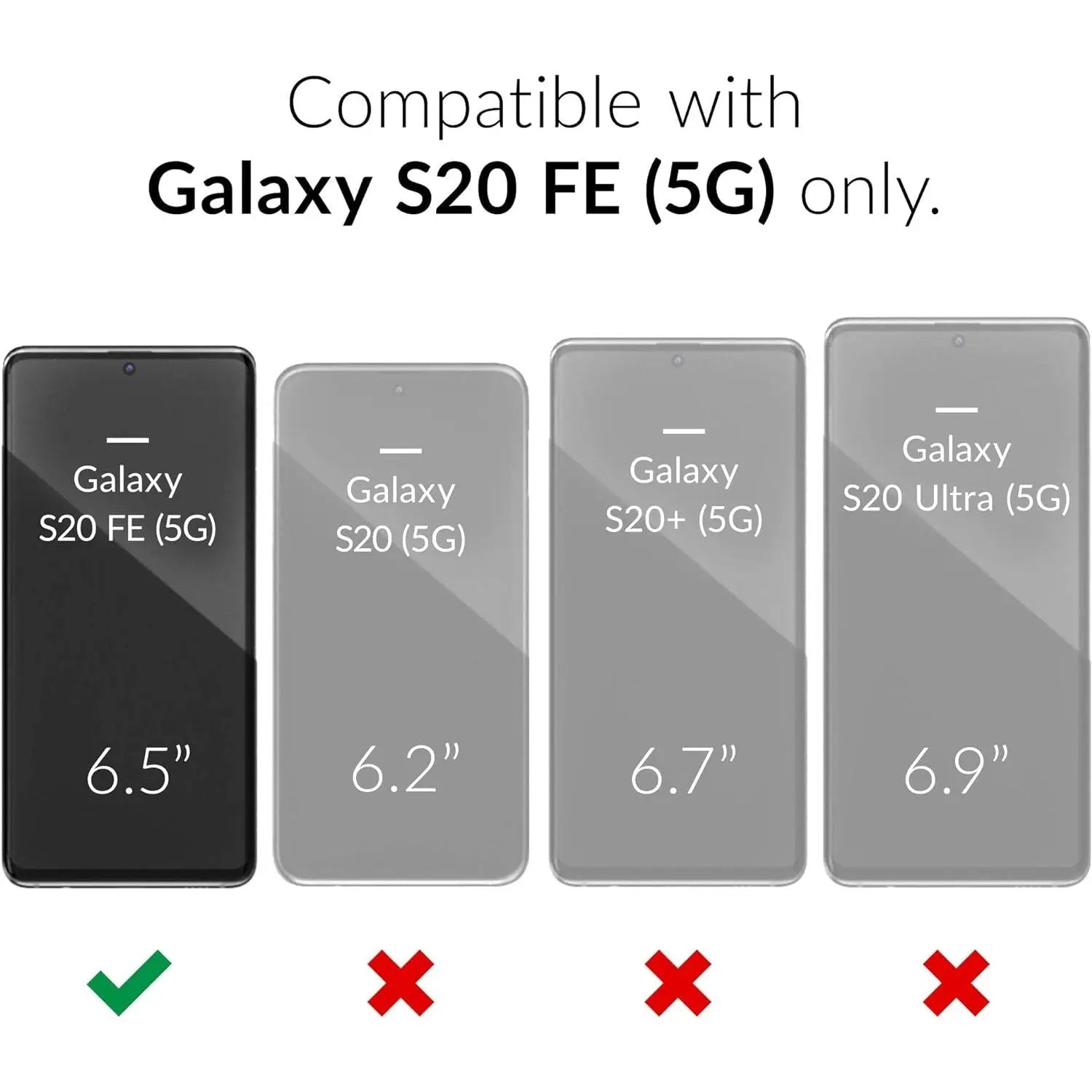 Entronix 2-in-1 Bundle for Samsung Galaxy S20 FE, Heavy Duty Case & Clear Tempered Glass Screen Protector, Full Protection & Easy Installation - Entro Retail