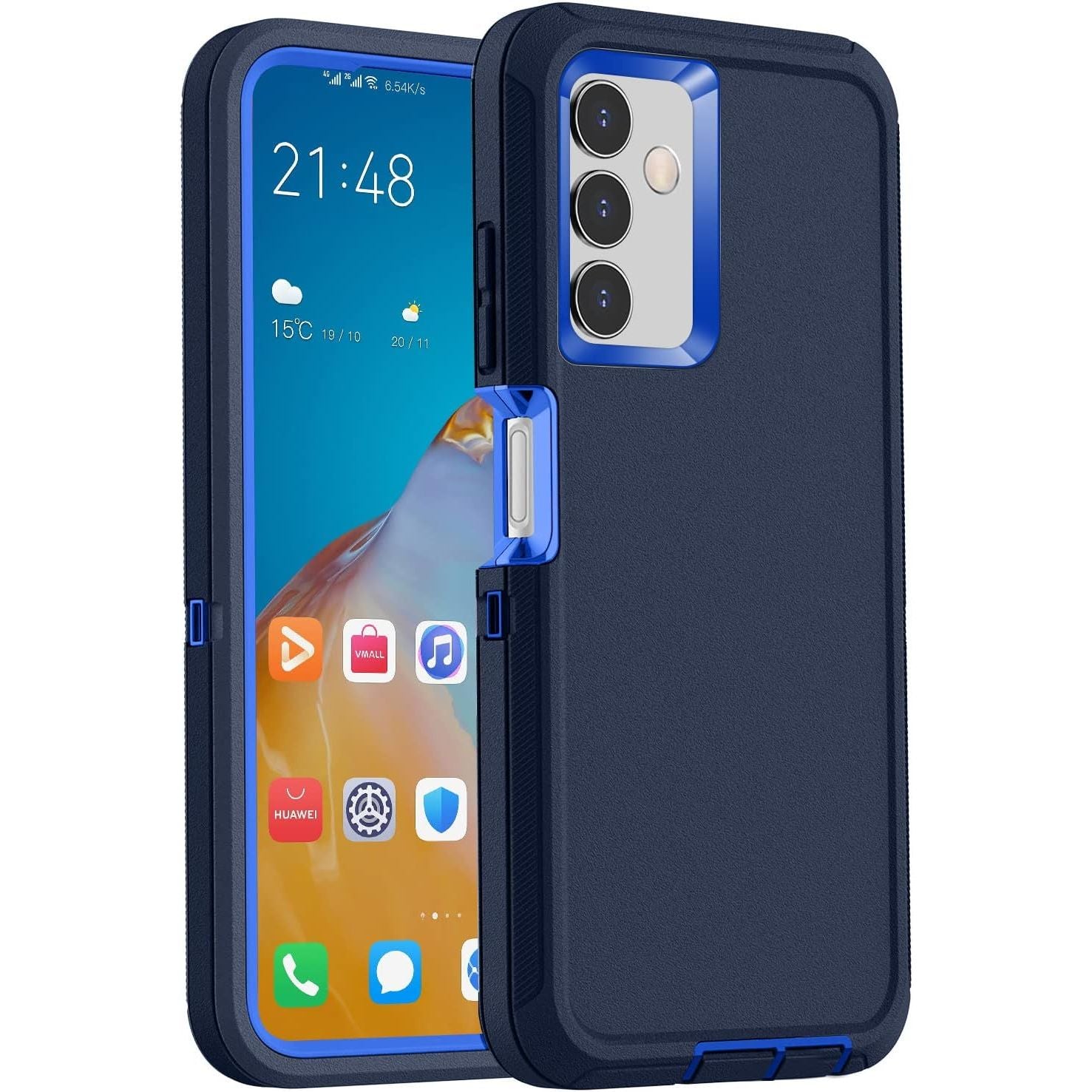 Entronix Heavy Duty Case for Samsung Galaxy A14, Triple-Layer & Full Protection, - Entro Retail