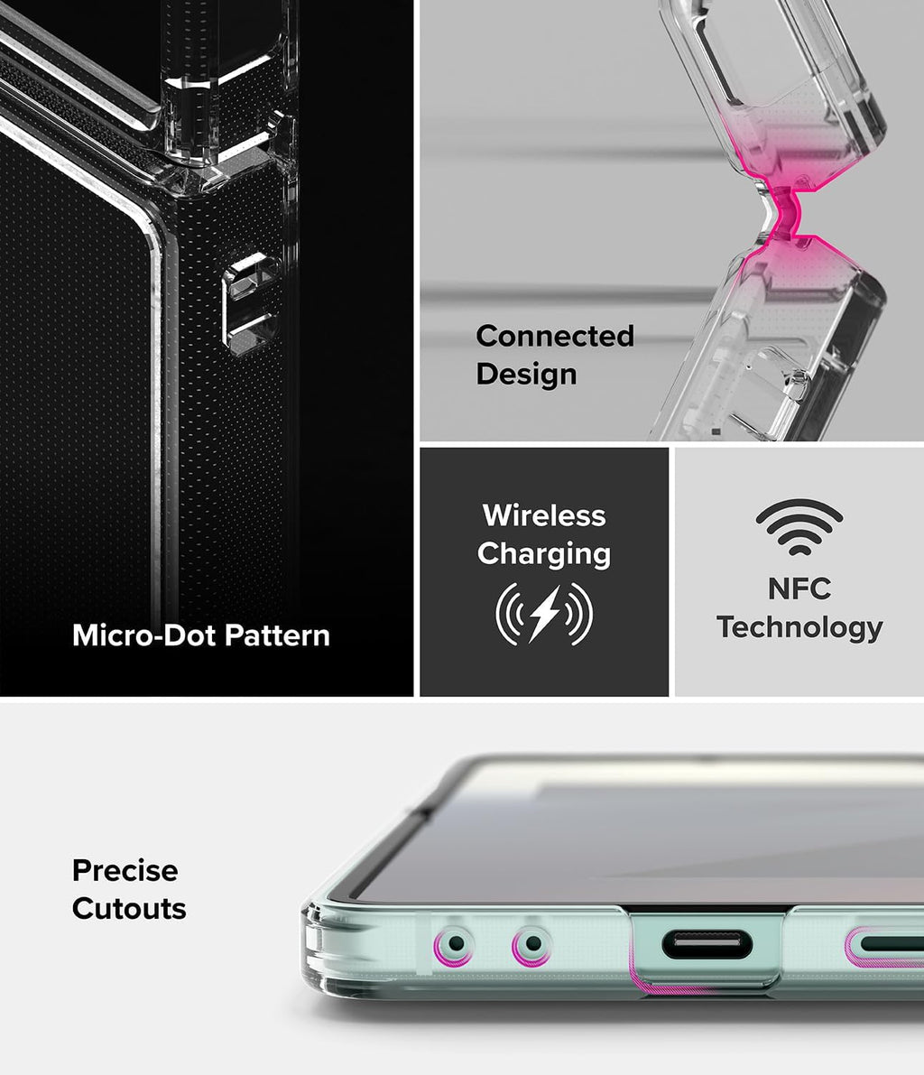 Entronix Case Compatible with Galaxy Z Flip 7 - [Hard Back] Clear Cover