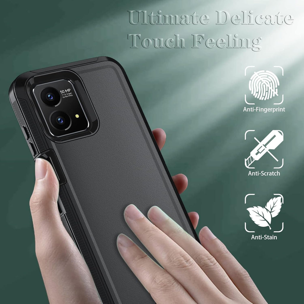 Entronix 3-in-1 Bundle for Motorola G Stylus 2023, Heavy Duty Case & 2 Clear Tempered Glass Screen Protectors - Entro Retail