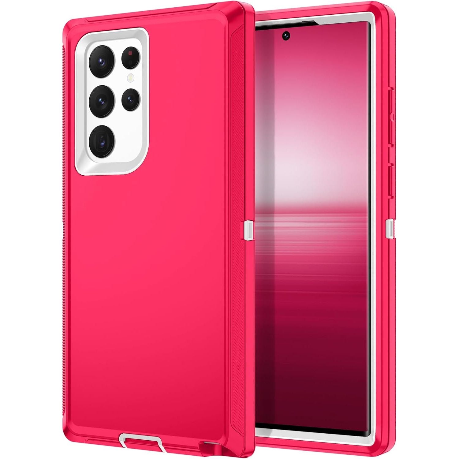 Entronix Heavy Duty Case for Samsung Galaxy S23 Ultra, Triple-Layer & Full Protection, - Entro Retail