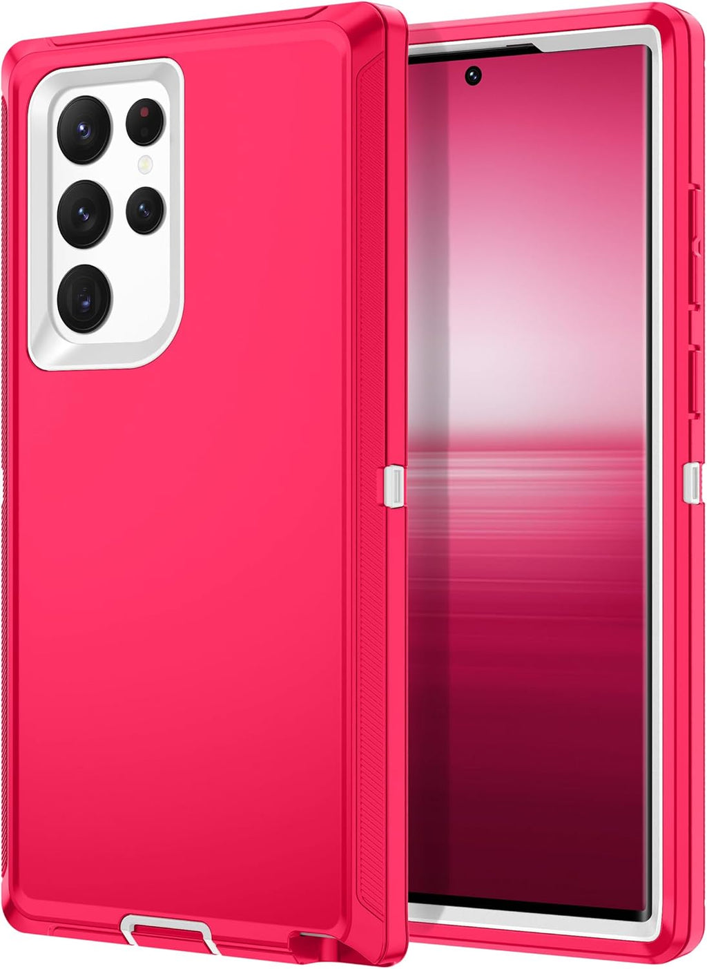 Entronix Heavy Duty Case for Samsung Galaxy S24 Ultra, Triple-Layer & Full Protection, - Entro Retail