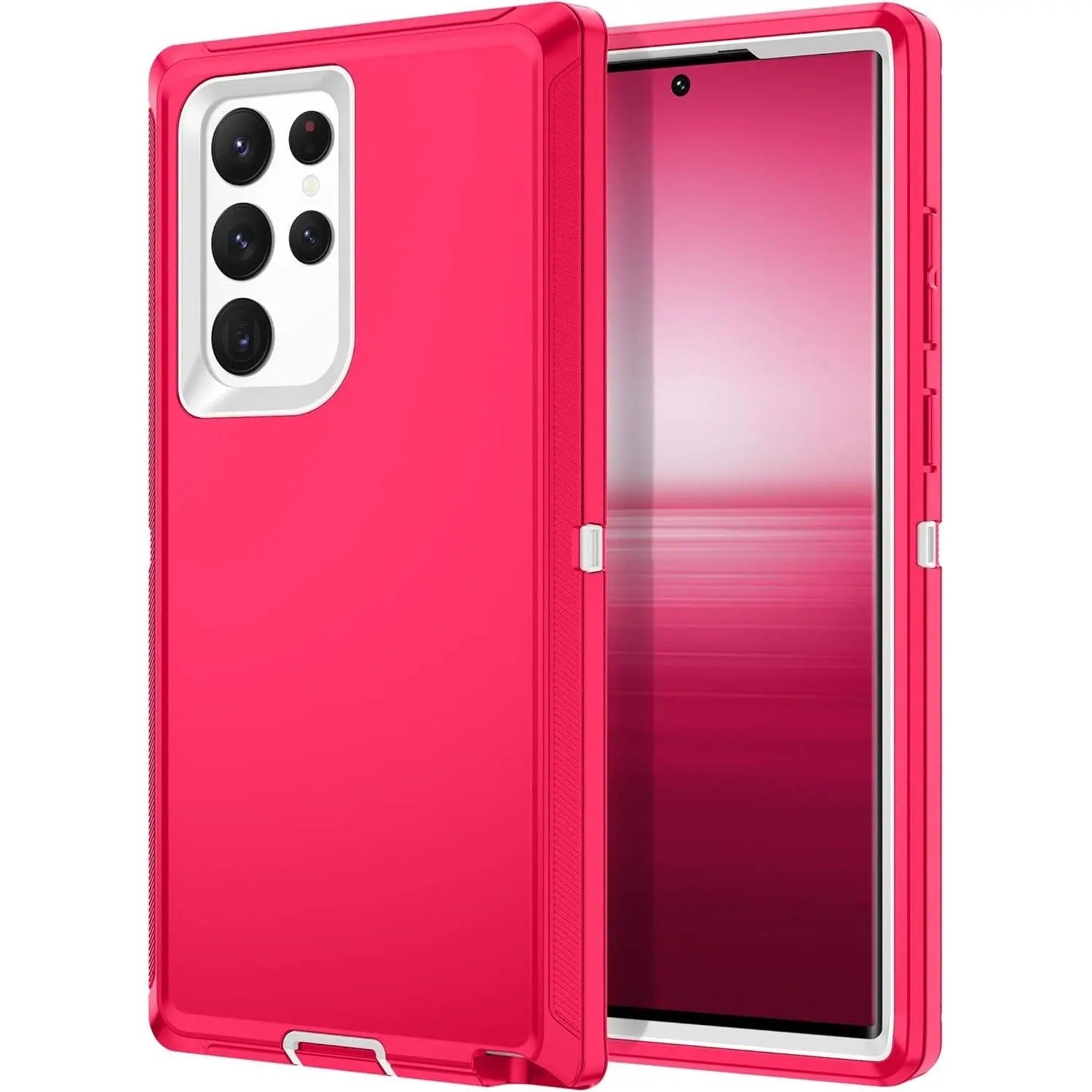 Entronix Heavy Duty Case for Samsung Galaxy S22 Ultra, Triple-Layer & Full Protection, - Entro Retail