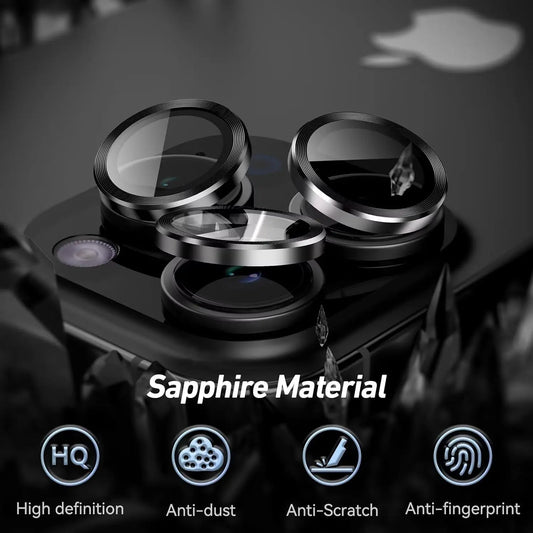Entronix Metallic Camera Lens Protector for Apple iPhone 14, Easy Installation, - Entro Retail