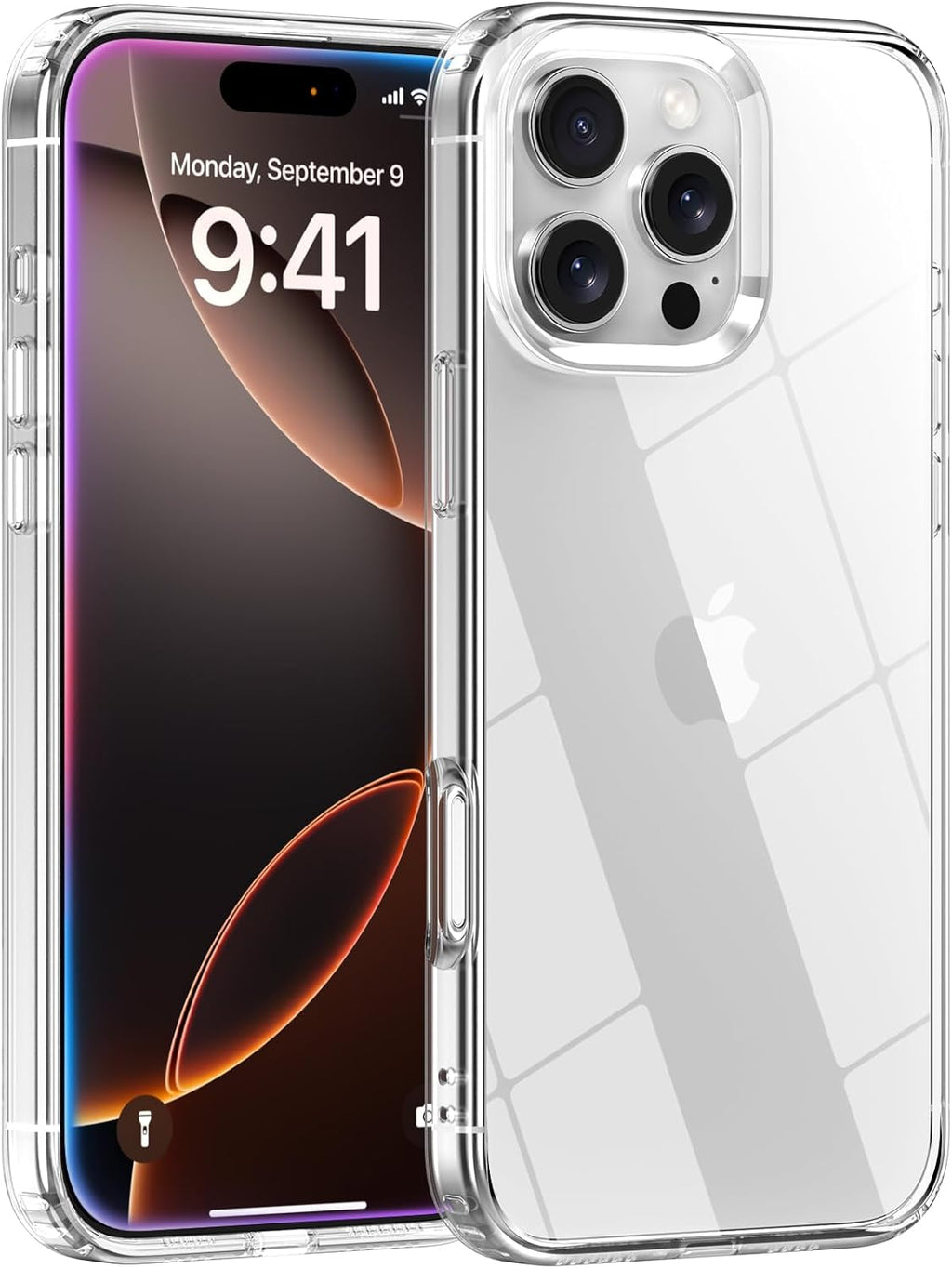 Entronix Case Compatible with iPhone 14 Pro - [Hard Back] Slim Clear
