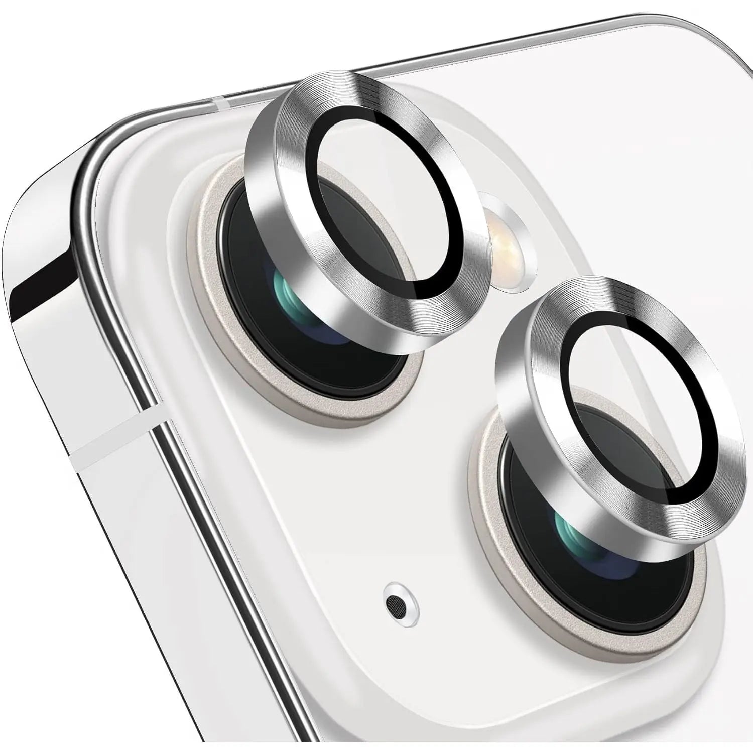 Entronix Metallic Camera Lens Protector for Apple iPhone 13, Easy Installation, - Entro Retail