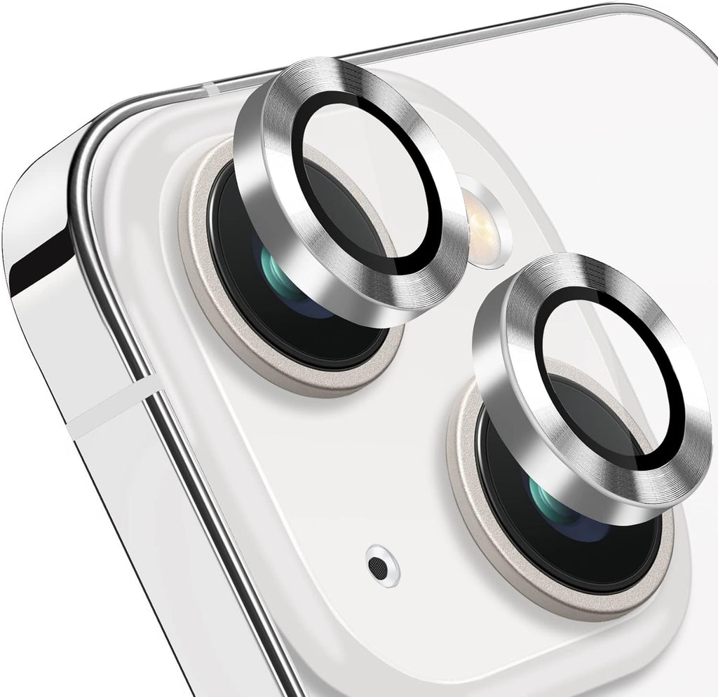 Entronix Metallic Camera Lens Protector for Apple iPhone 15, Easy Installation, - Entro Retail