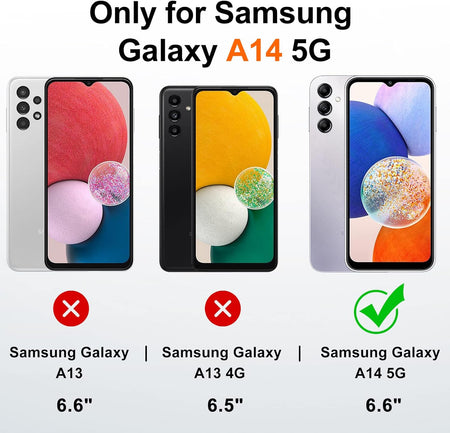 Entronix Heavy Duty Case for Samsung Galaxy A14, Triple-Layer & Full Protection, - Entro Retail