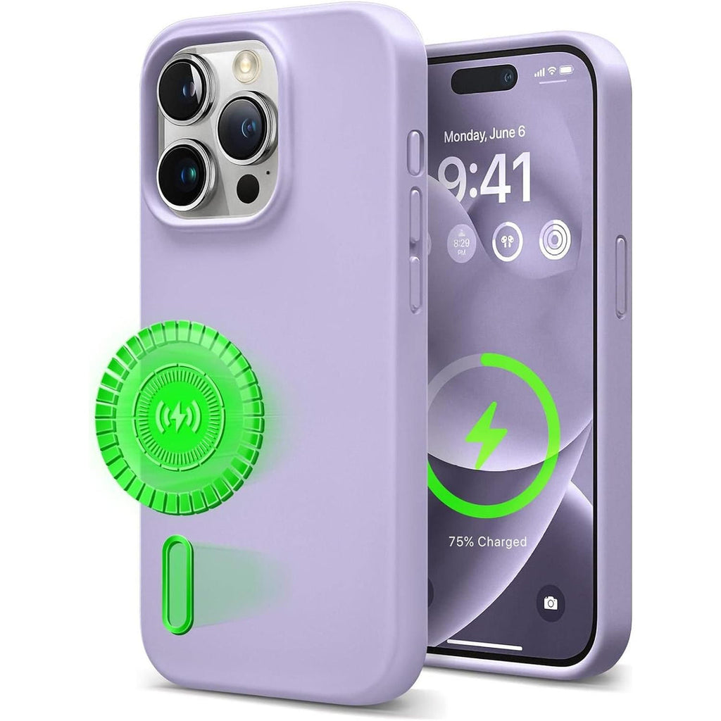 i15 Pro Max MS Silicone - Purple