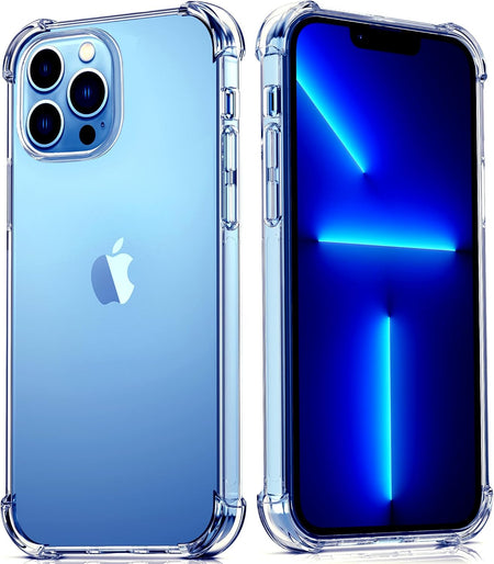 Entronix Clear Case for Apple iPhone 12 Pro Max, Crystal Clear Transparent TPU Bumper Cover - Entro Retail