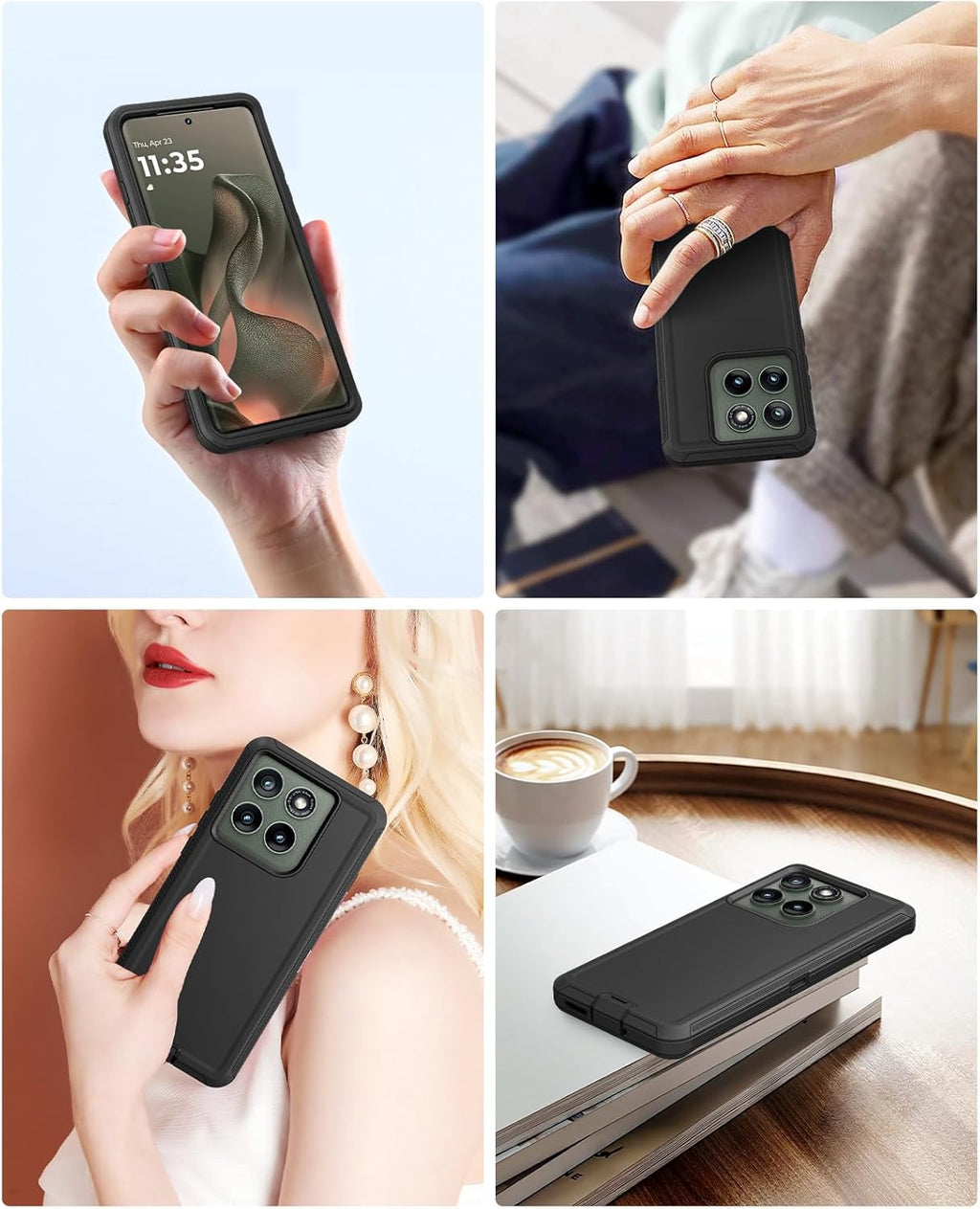 Entronix Case Compatible with Moto G Power 2025 - Triple-Layer Heavy Duty Protection