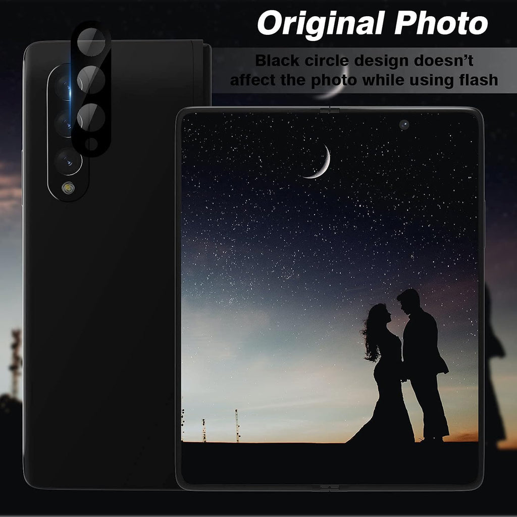 Entronix 2-Pack for Samsung Galaxy Z Fold4, Clear Camera Lens Protector, Easy Installation - Entro Retail
