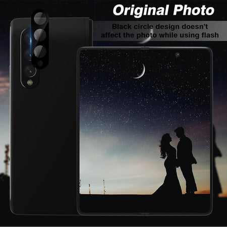 Entronix 2-Pack for Samsung Galaxy Z Fold4, Clear Camera Lens Protector, Easy Installation - Entro Retail