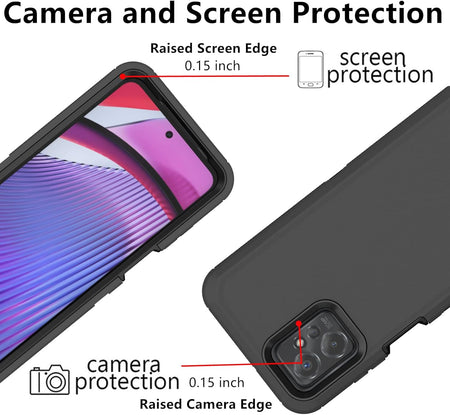 Entronix Heavy Duty Case for Google Pixel 7 Pro, Triple-Layer & Full Protection, - Entro Retail
