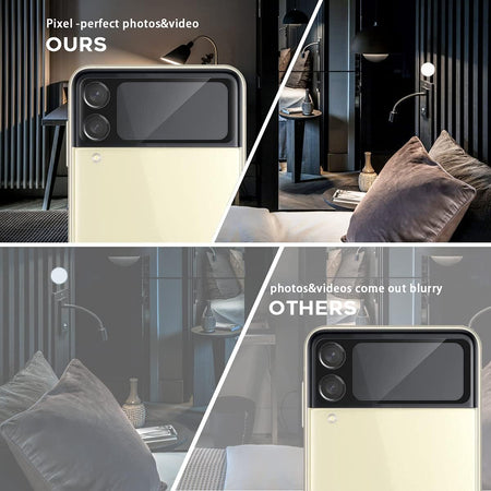 Entronix 2-Pack for Samsung Galaxy Z Flip5, Clear Camera Lens Protector, Easy Installation - Entro Retail