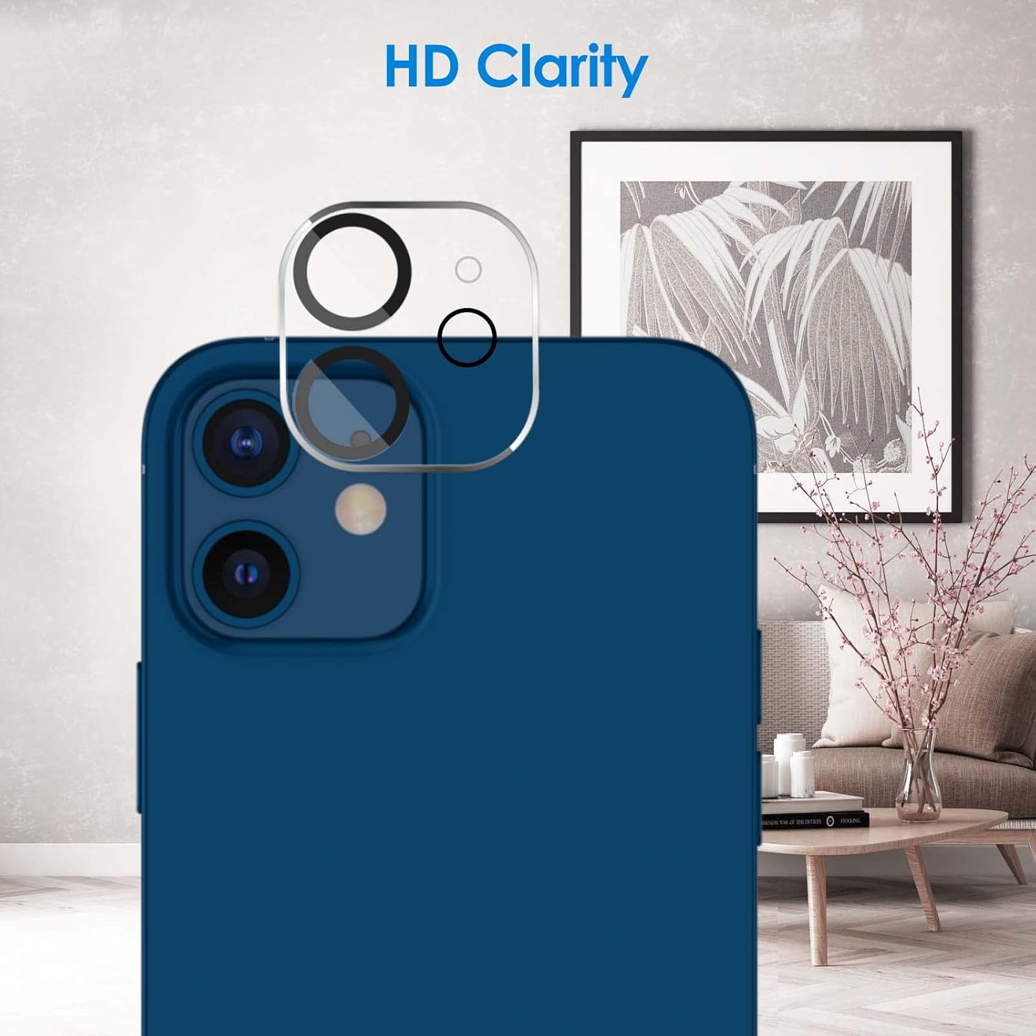 Entronix Clear Camera Lens Protector Compatible with iPhone 16 Pro - 2-Piece Combo