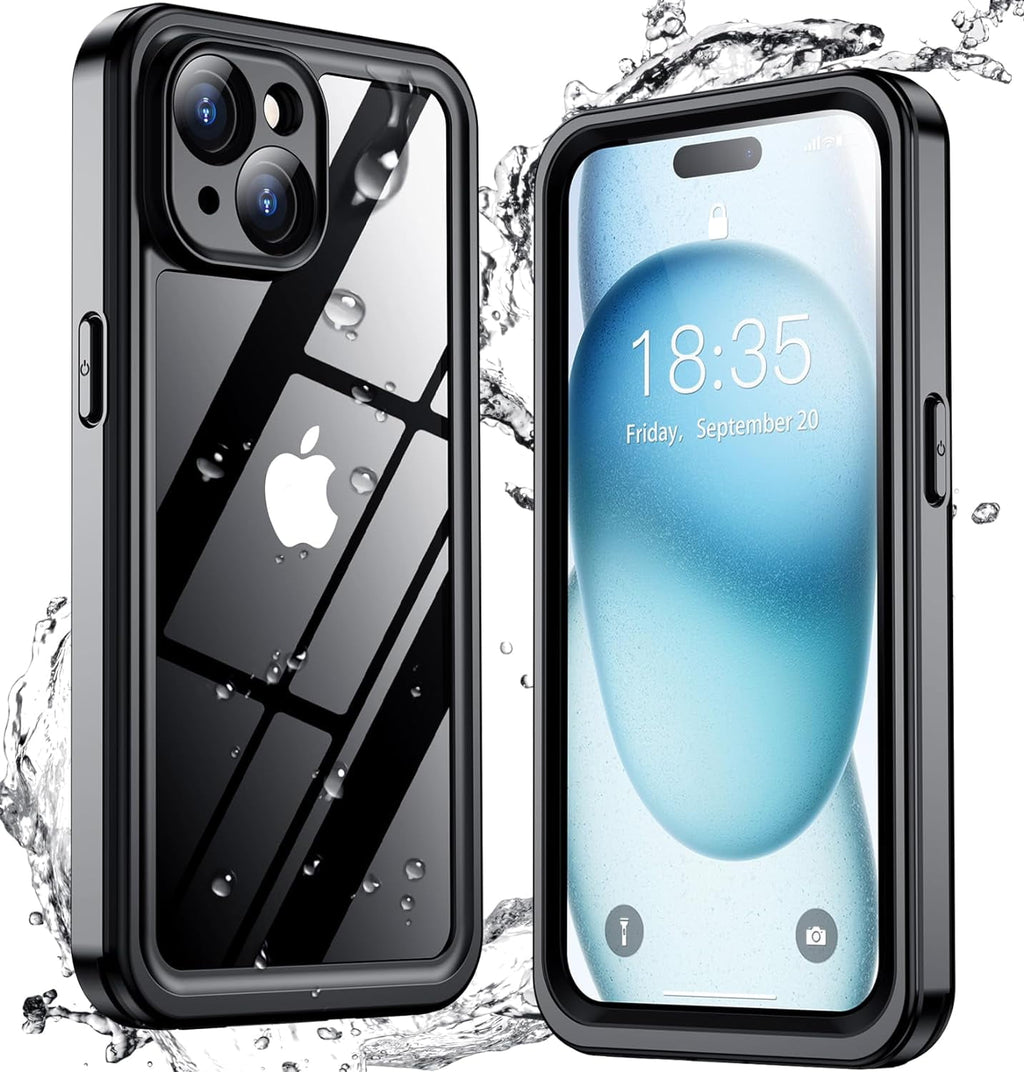 Entronix Waterproof Case for Apple iPhone 15 Plus Case, Full Body Shockproof with Built In Screen Protector, Heavy Duty Cover - Entro Retail