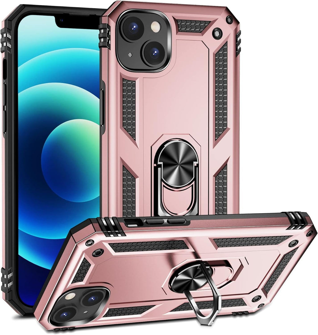 Entronix Case Compatible with iPhone 12 Mini - Dual-Layer Guard Gripstand