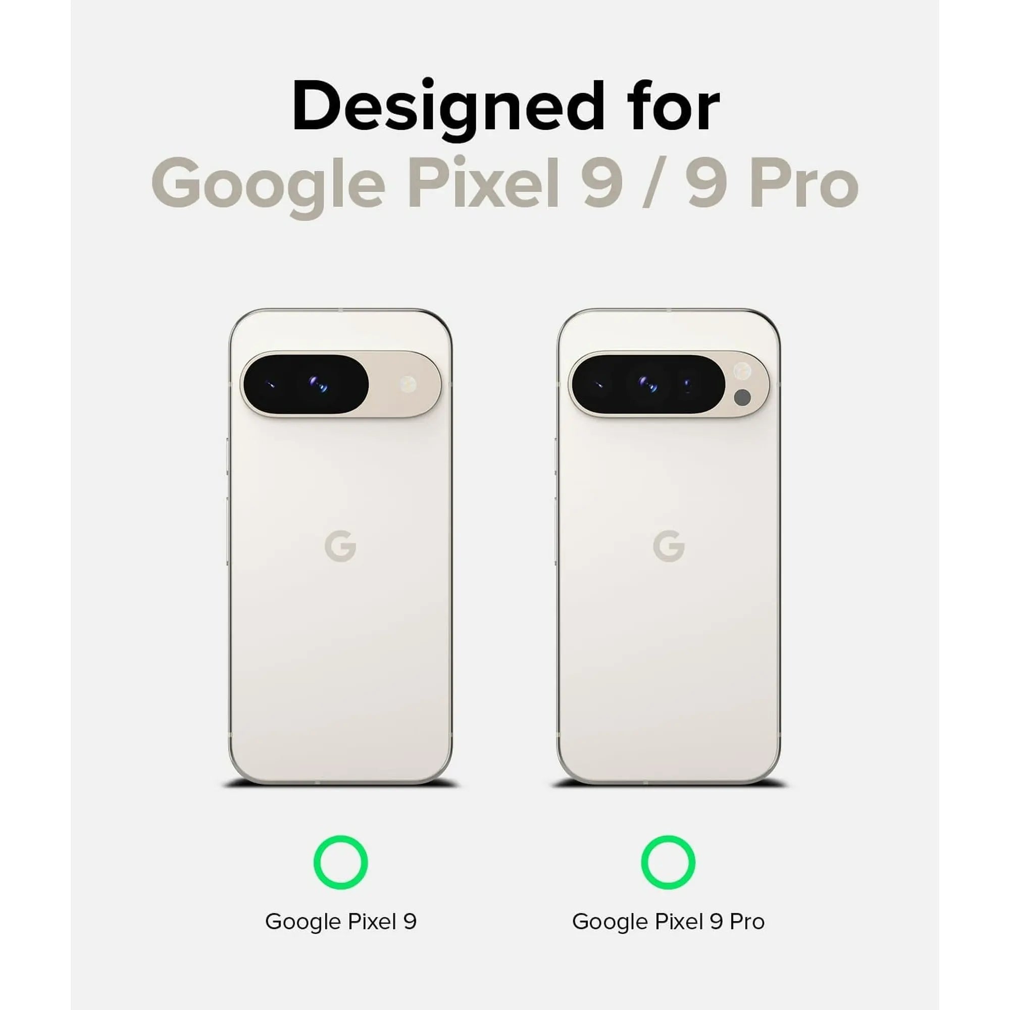 Entronix Bundle Compatible with Pixel 9 - [Magnetic] Clear Case & 2 Clear Screen Protectors - Entronix