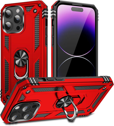 Entronix Apple iPhone 14 Pro Max Case - Guard Ring Holder, Dual Layer Protection - Entro Retail