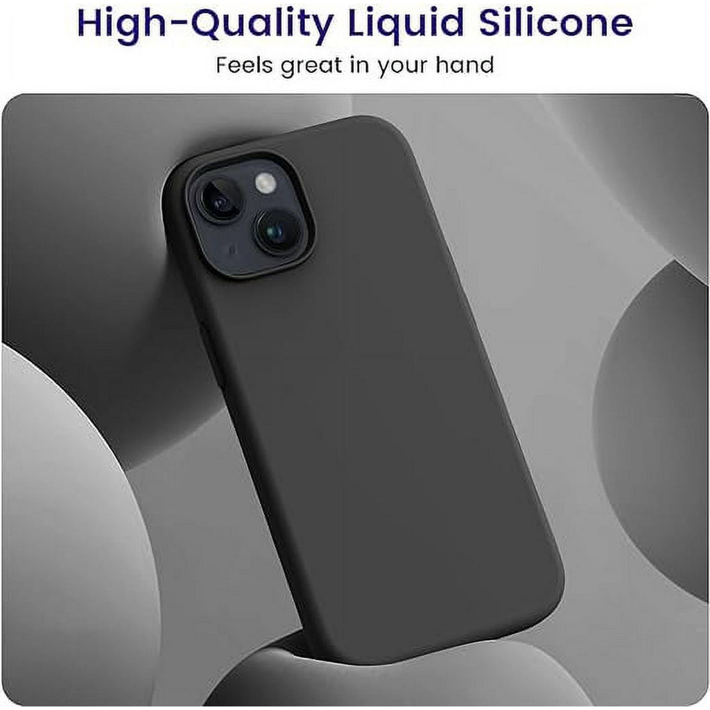 Entronix [Magnetic] Case Compatible with iPhone 13 - Soft-Touch Liquid Silicone