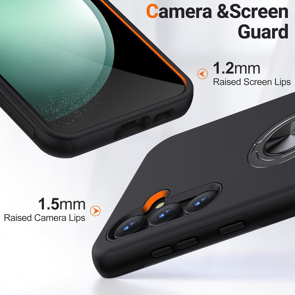 Entronix Samsung Galaxy A16 Case - 360º Circular Ring Holder, - Entronix