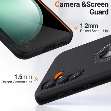 Entronix Samsung Galaxy A16 Case - 360º Circular Ring Holder, - Entronix
