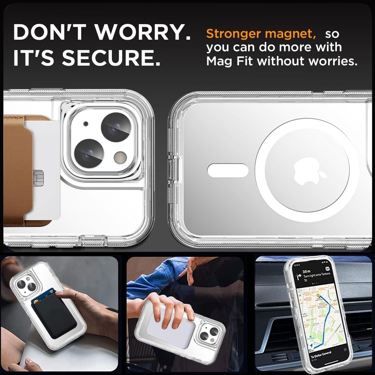 Entronix [Magnetic] Case Compatible with iPhone 17e - [Clear] Triple-Layer Heavy Duty Protection ENTRONIX