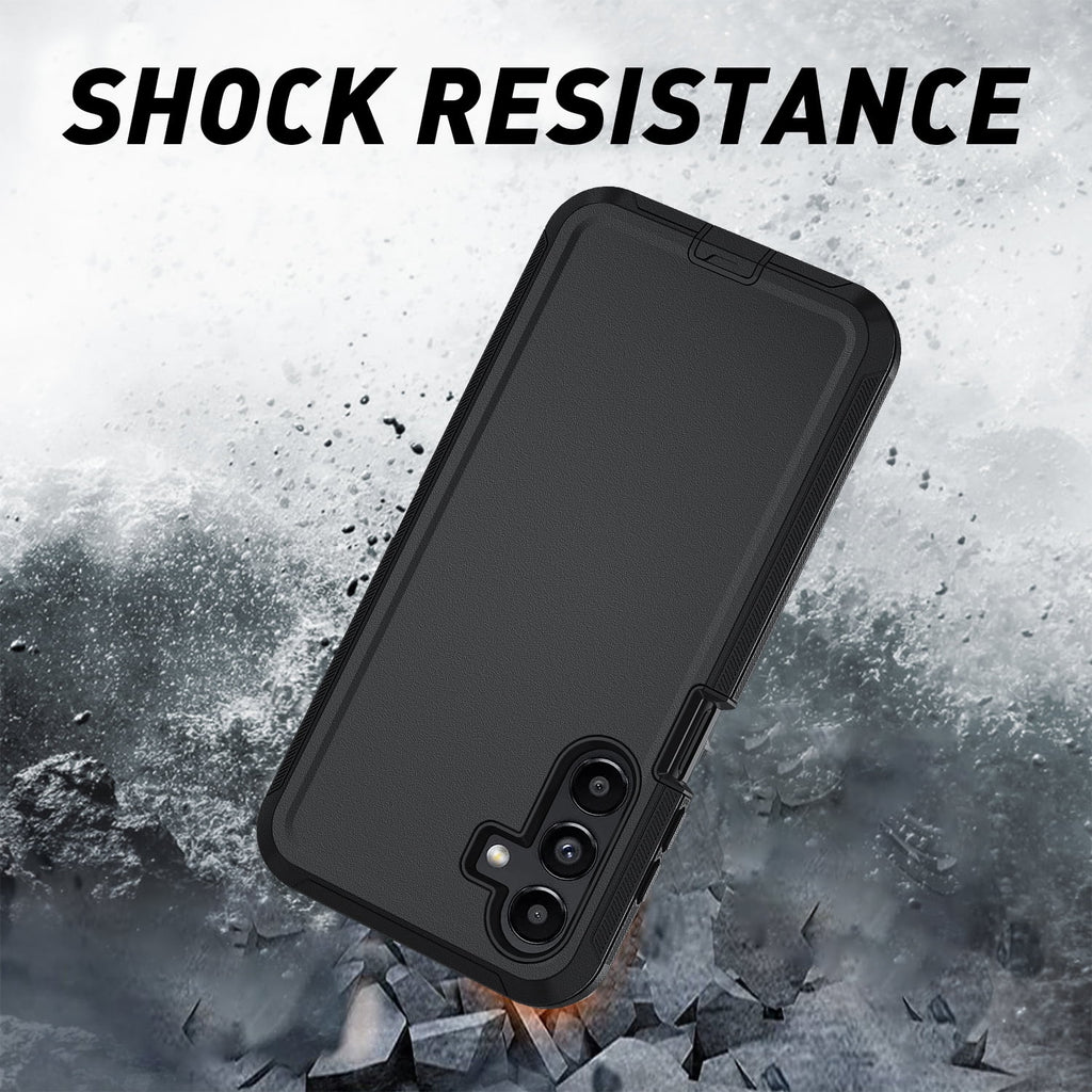 Entronix Bundle Compatible with Galaxy A16 - Heavy Duty Case & 1 Clear Screen Protector