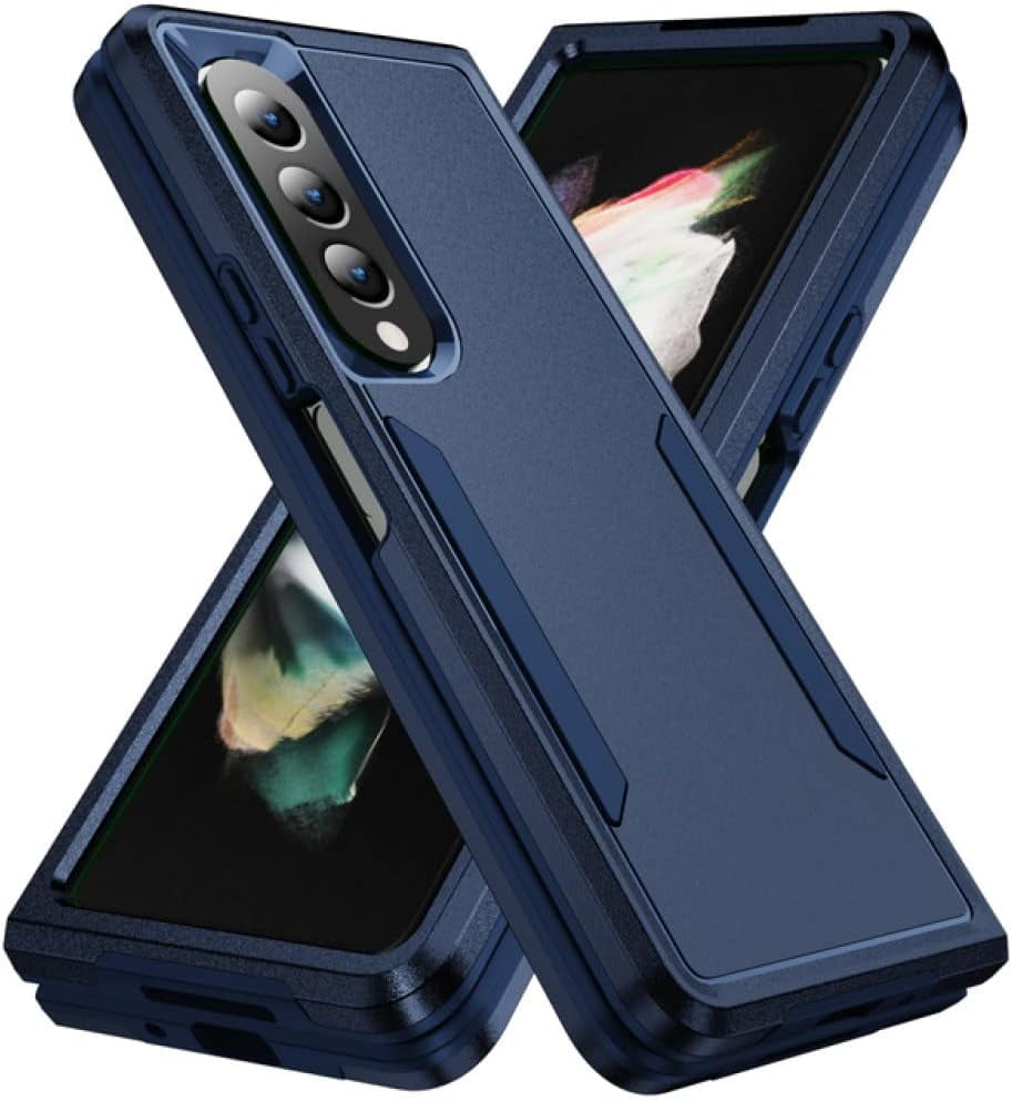 Entronix Case Designed for Samsung Galaxy Z Fold 4 Heavy Duty Case, Dual Layer Protection Shockproof Dropproof Dustproof Anti-Scratch Case - Entro Retail