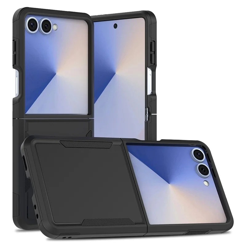 Entronix Case Compatible with Galaxy Z Flip 7 - Soft-Touch Dual-Layer Sleek Cover