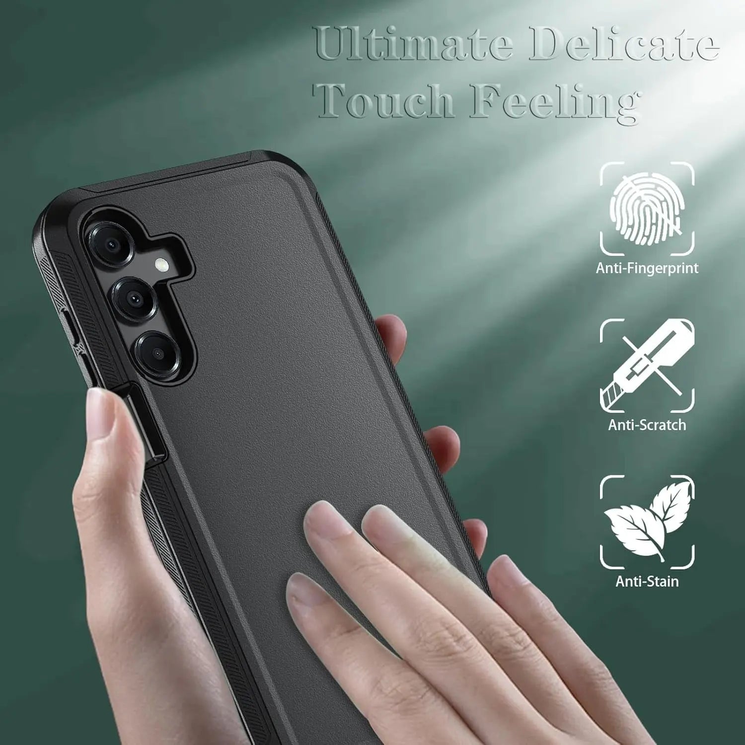 Entronix Case Compatible with Galaxy S24 FE - Triple-Layer Heavy Duty Protection - Entronix