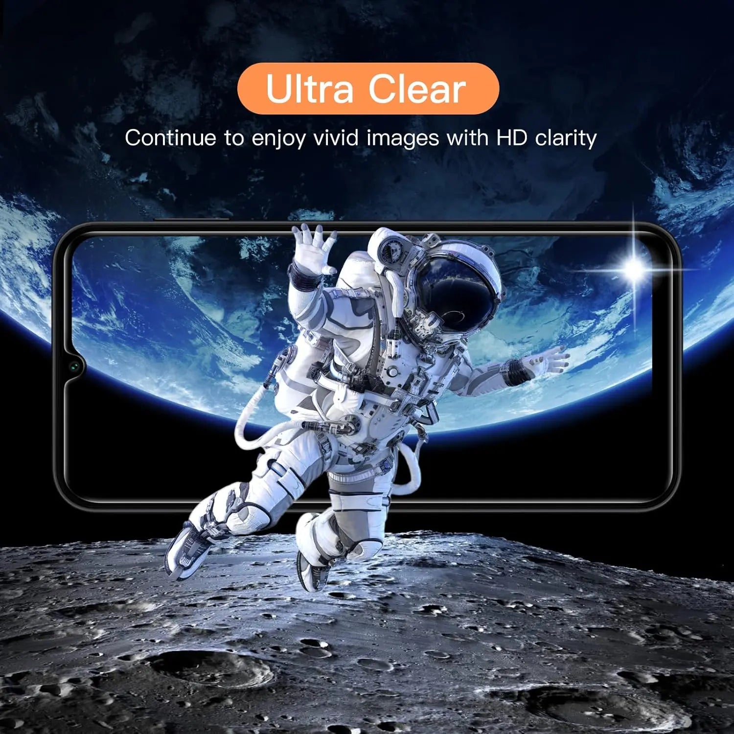 Entronix 2-Pack for Samsung Galaxy A03s, Clear Tempered Glass Screen Protector - Entro Retail