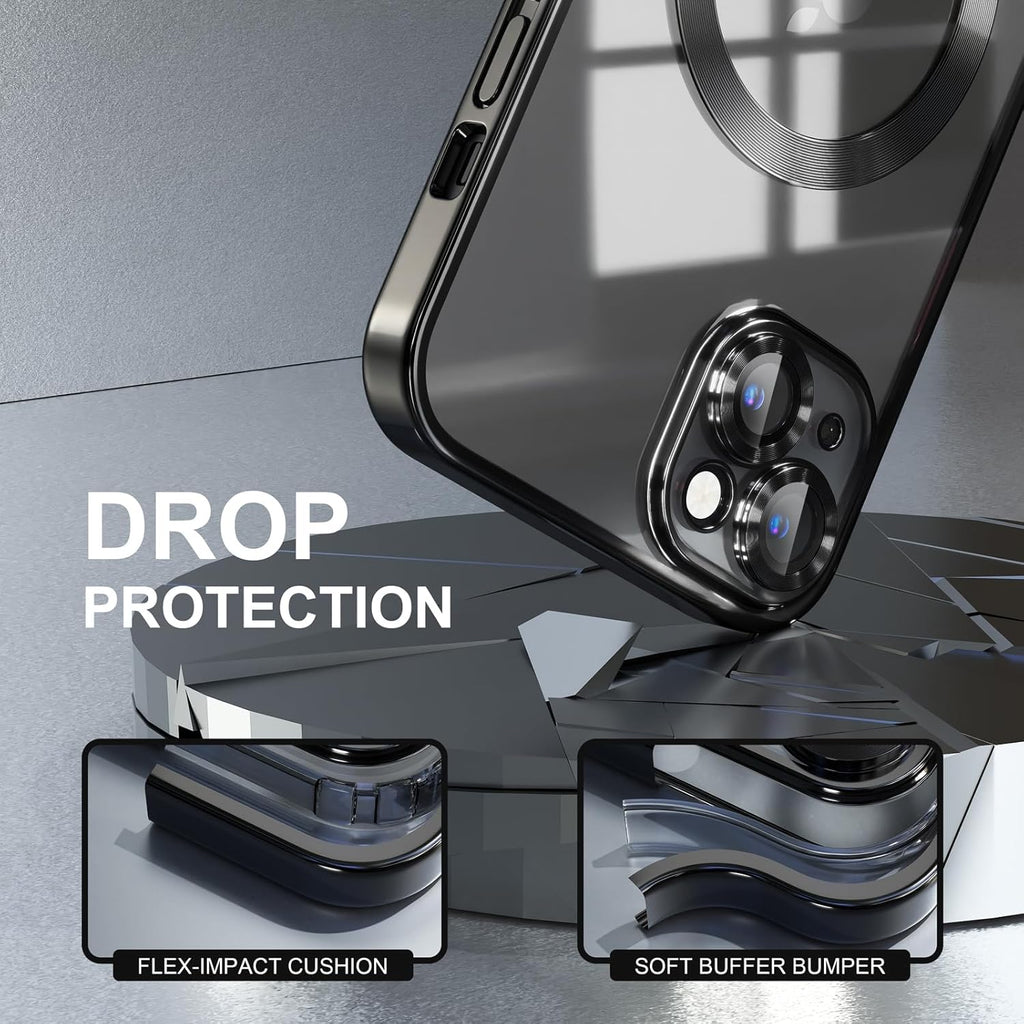 Entronix Bundle Compatible with iPhone 11 - [Magnetic] Luxury Glossy Case & 1 Clear Screen Protector