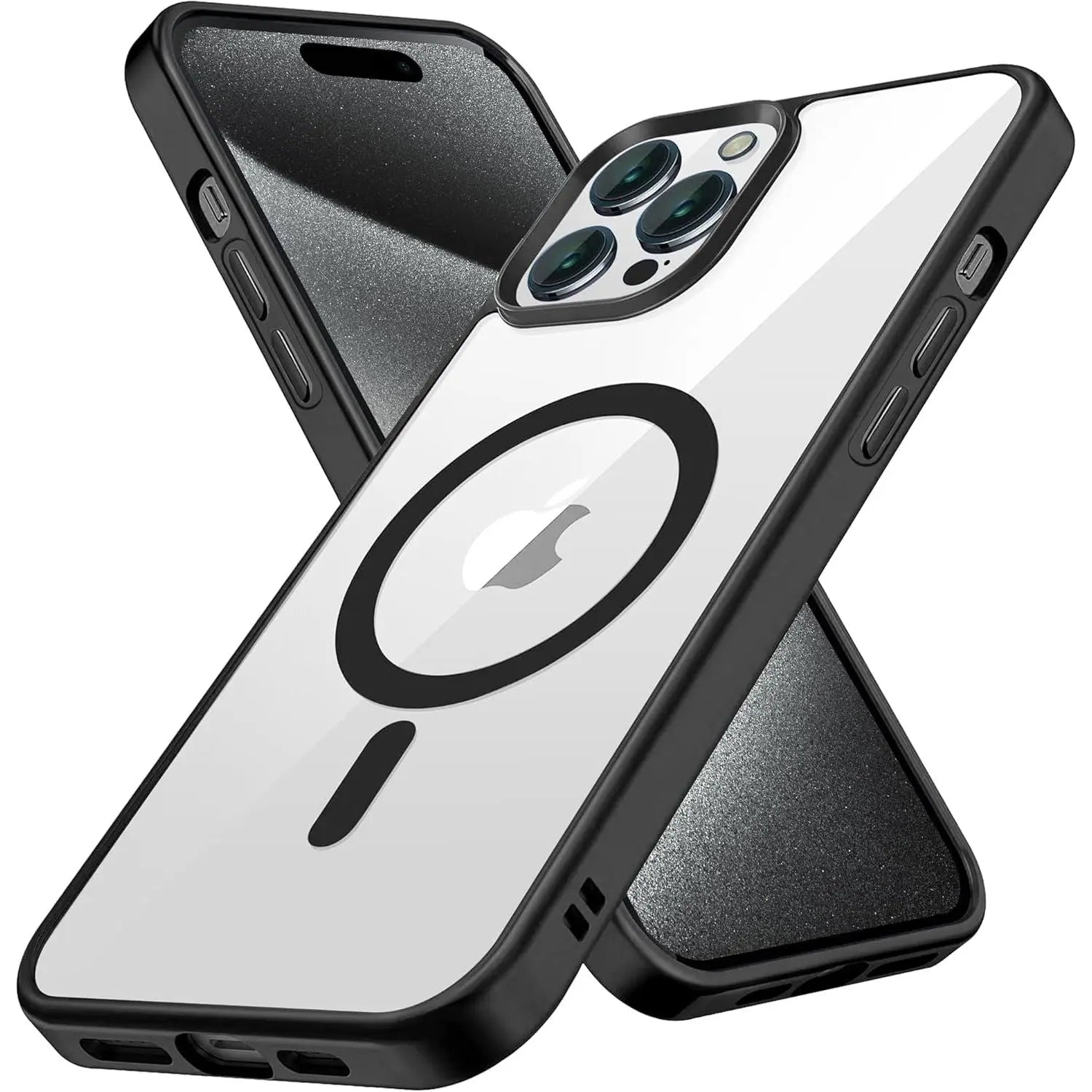 Entronix Pastel Clear Case for Apple iPhone 14 Pro, [Magnetic-Compatible] Clear Back Bumper Cover, - Entro Retail