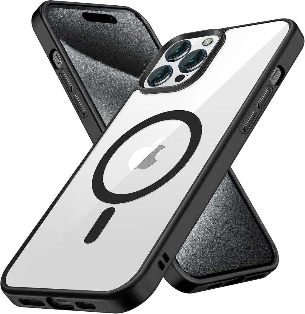 Entronix Pastel Clear Case for Apple iPhone 14 Pro, [Magnetic-Compatible] Clear Back Bumper Cover, - Entro Retail