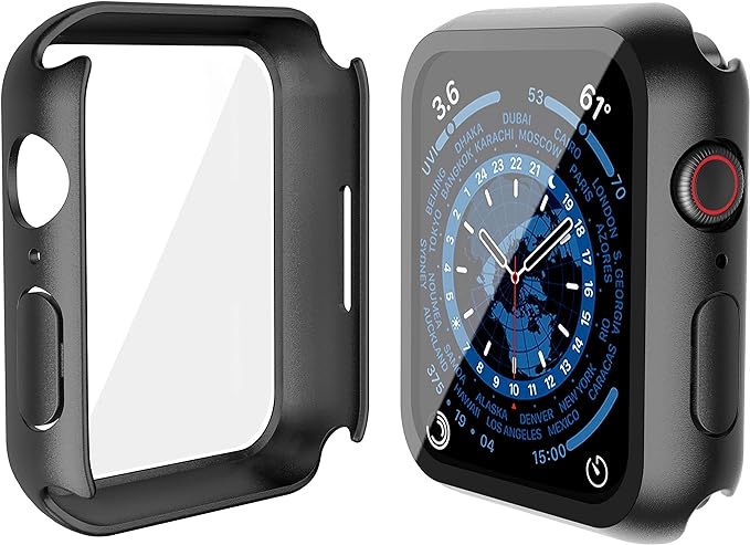 Entronix Apple Watch Series 3/2/1, 38mm Case - Built-In Screen Protector, - Entronix