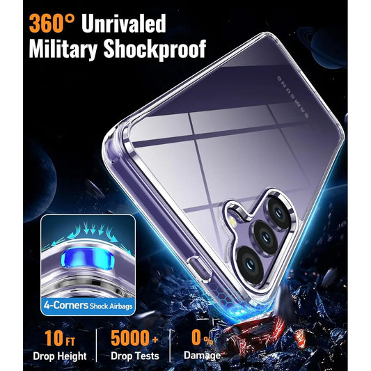 Entronix Case Compatible with Galaxy A16 - [Hard Back] Clear Cover - Entronix