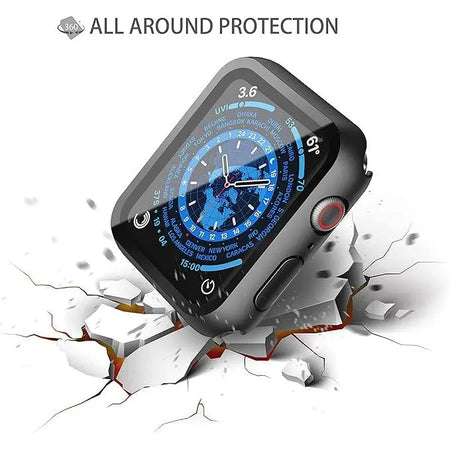 Entronix Apple Watch Series 9/8/7, 41mm Case - Built-In Screen Protector, - Entronix